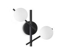Ideal Lux Luminosa Atlas Globe Wall Lights Black 2X G9