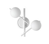 Ideal Lux Luminosa Atlas Globe Wall Lights White 2X G9