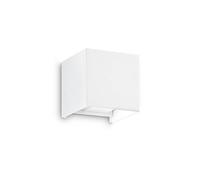 Ideal Lux Luminosa Atom 10Cm Outdoor Up Down Wall Lamp White 2X Led 1200Lm 4000K Ip54