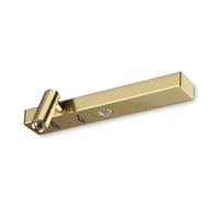 Ideal Lux Luminosa Bonne Nuit Left Led Reading Wall Light Brass 3000K