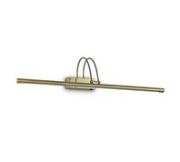 Ideal Lux Luminosa Bow Led Large Picture Wall Light Antique Brass