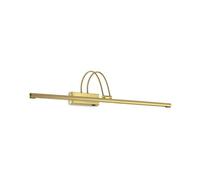 Ideal Lux Bow LED Large Picture Light in Satin Brass Finish