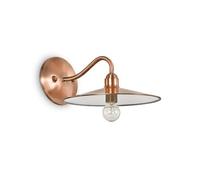 Ideal Lux Cantina Single Light Wall Fitting in Copper Finish