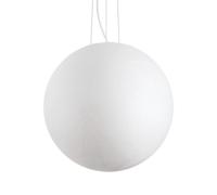 Ideal Lux Card Xtra Large Single Light Ceiling Pendant in a White Finish