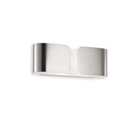 Ideal Lux Clip Mini Flush 2 Light Wall Fitting in Polished Chrome Finish