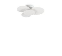 Ideal Lux Luminosa Cloud Circles Decorative Flush Ceiling Light White 52Cm 3000K