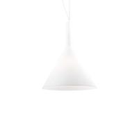 Ideal Lux Cocktail Single Light Large Ceiling Pendant in White Finish