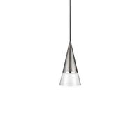 Ideal Lux Luminosa Cono Dome Pendant Ceiling Light Nickel