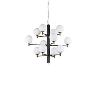 Ideal Lux Luminosa Copernico 12 Light Multi Arm Ceiling Pendant Light Black, G9