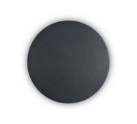 Ideal Lux Cover Round LED Flush Wall Fitting in Black Finish