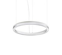 Ideal Lux Luminosa Crown 60Cm Integrated Led Pendant Ceiling Light White 3050Lm 3000K