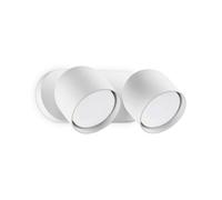 Ideal Lux Luminosa Dodo 2 Light Twin Ceiling Spotlight White