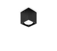Ideal Lux Luminosa Dot Integrated Led Surface Mounted Downlight Black 370Lm 3000K