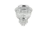 Ideal Lux Luminosa Dubai 3 Light Ceiling Light Chandelier Chrome, E14