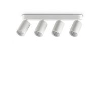 Ideal Lux Luminosa Dynamite Ceiling Spotlight Bar White 4X Gu10