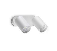 Ideal Lux Luminosa Dynamite Twin Ceiling Spotlight White 2X Gu10