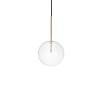 Ideal Lux Luminosa Equinoxe 20Cm Globe Pendant Ceiling Light Brass