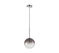 Ideal Lux Luminosa Equinoxe 20Cm Globe Pendant Ceiling Light Smoke Grey