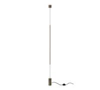 Ideal Lux Luminosa Filo Integrated Led Wall Lamp Brass 2700K