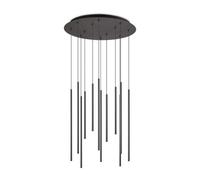 Ideal Lux Luminosa Filo Led 12 Light Cluster Pendant Ceiling Light Black 2700K