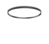 Ideal Lux Fly 90Cm Integrated Led Semi Flush Light Black, 3000K, Ip40