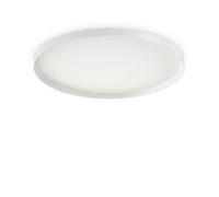 Ideal Lux Fly Decorative Round Simple Flush White, 4000K