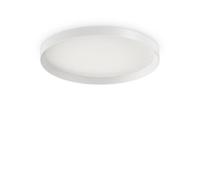 Ideal Lux Fly Decorative Round Simple Flush White, 4000K