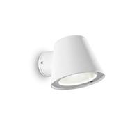 Ideal Lux Luminosa Gas 1 Light Outdoor Wall Light White Ip43, Gu10
