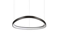 Ideal Lux Luminosa Gemini 61Cm Dali Integrated Led Pendant Ceiling Light Black 6600Lm 3000K