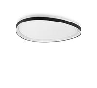 Ideal Lux Luminosa Gemini 81Cm Led Integrated Led Semi Flush Ceiling Light Black 2700K