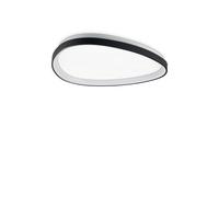 Ideal Lux Luminosa Gemini Integrated Led Semi Flush Ceiling Light Black 3550Lm 4000K
