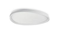 Netlighting Gemini Integrated LED Semi Flush Ceiling Light White 4650lm 4000K Netlighting White