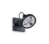 Ideal Lux Glim Single Spotlight Fitting in Black Finish