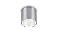 Ideal Lux Luminosa Gun 1 Light Outdoor Surface Mounted Ceiling Downlights Aluminium, Polished Chrome Ip44, Gu10