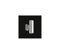 Ideal Lux Luminosa Gun 2 Light Outdoor Small Up Down Wall Light Aluminium, Black Ip44, Gu10