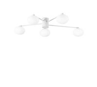 Ideal Lux Hermes 5 Light 90Cm Globe Ceiling Light White
