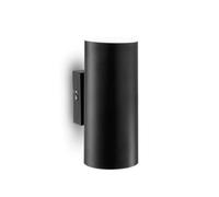 Ideal Lux Hot 2 Light Up & Down Wall Light Black, Gu10