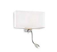 Ideal Lux Luminosa Hotel 1 Light Indoor Wall Light White, E27