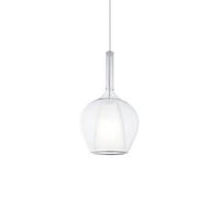 Ideal Lux Luminosa Kalique I 18Cm Dome Pendant Ceiling Light Transparent 1X E27