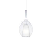 Ideal Lux Luminosa Kalique Il 18Cm Globe Dome Pendant Ceiling Light Transparent 1X E27