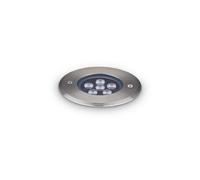 Ideal Lux Floor LED Medium Recessed Light in Steel Finish