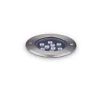Ideal Lux Floor Large LED Recessed Light in Steel Finish
