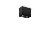 Ideal Lux Luminosa Lika Surface Mounted Downlight Black 1X Led 360Lm 3000K