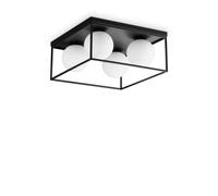 Ideal Lux Luminosa Lingotto 4 Light Globe Ceiling Light Black