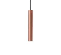 Ideal Lux Luminosa Look 1 Light Slim Ceiling Pendant Copper, Gu10