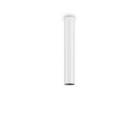 Ideal Lux Look Single Light Semi-Flush Ceiling Fitting In White Finish