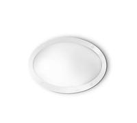 Ideal Lux Luminosa Maddi 1 Light Diffuser Outdoor Flush Ceiling / Wall Light White Ip66, E27