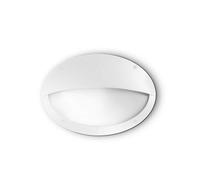 Fumagalli Maddi -2 Single Light Outdoor Flush Wall Fitting in White Finish