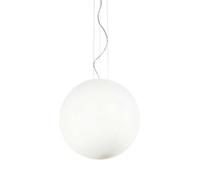 Ideal Lux Mapa pendant light, Ø 50 cm, opal glass, globe