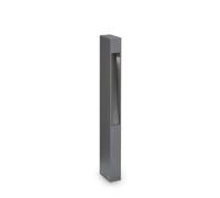 Ideal Lux Luminosa Mercurio 1 Light Outdoor Bollard Anthracite Ip44, G9
